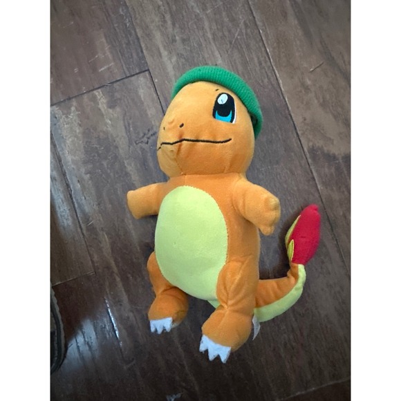 WCT Other - Pokemon Charmander Plush Green Beanie Hat Wicked Cool Toys WCT Stuffed Animal